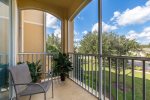 Enjoy the Florida breeze in the screened-in balcony